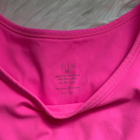 Fleo Bright Pink Tank Top - Picture 2 of 2